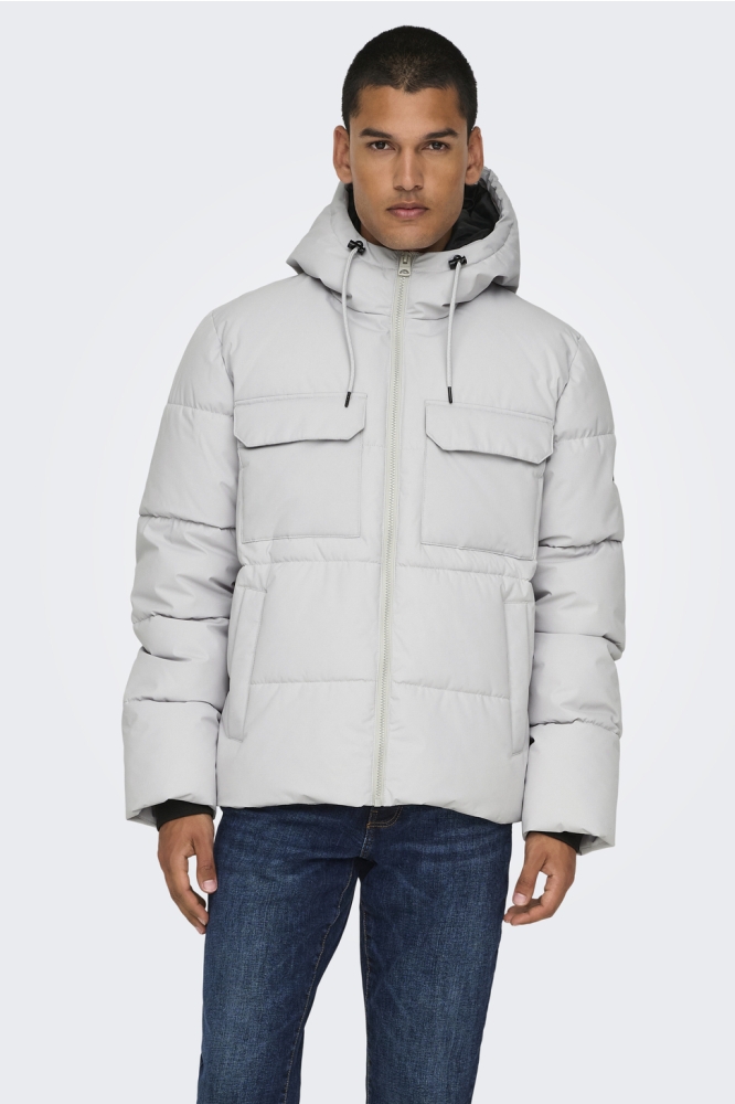 ONSELIJAH PCKT. HOOD JACKET NOOS 22029661 VAPOR BLUE