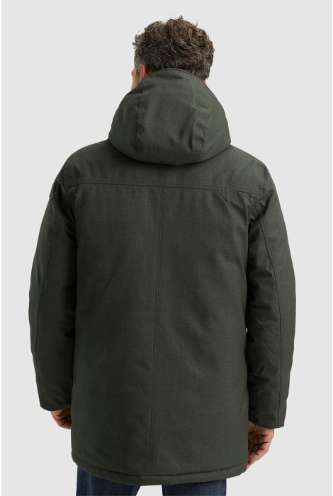 Vanguard parka jacket melange twill