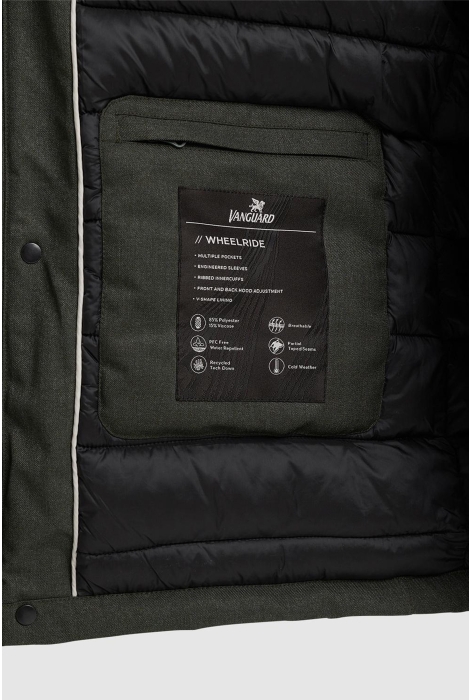 Vanguard parka jacket melange twill