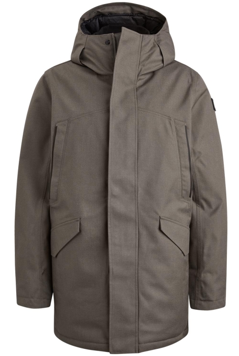 Vanguard parka jacket melange twill