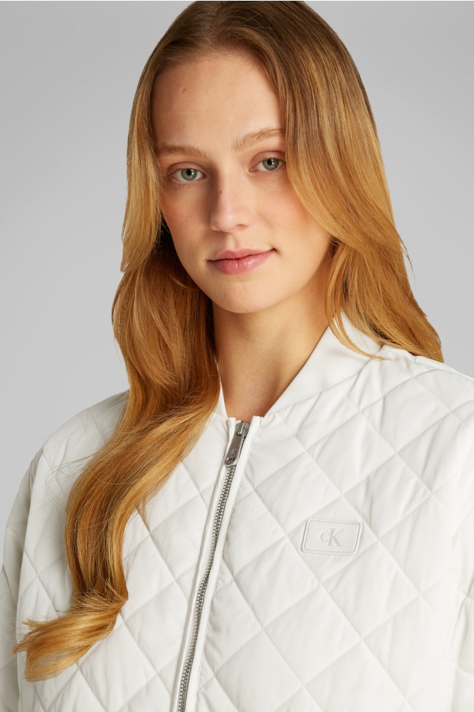 LW QUILTED JACKET J20J224701 IVORY