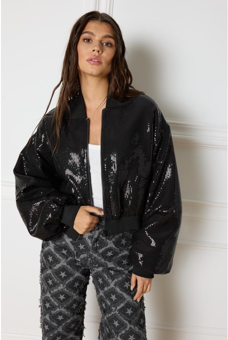 Refined Department ladies woven bomber jacket