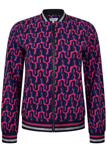 Zoso Vest FUN SPORTY TRAVEL JACKET 245 0008/2140 NAVY/PINK