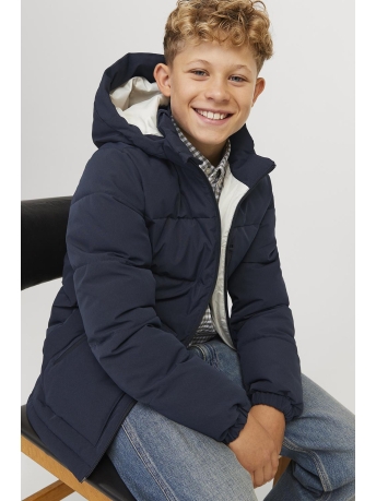 Jack & Jones Junior Jas JJEOTTO PUFFER JACKET SN JNR 12258547 Dark Navy