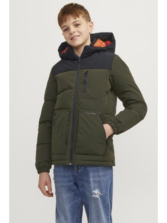 Jack & Jones Junior Jas JJEOTTO PUFFER JACKET SN JNR 12258547 Rosin