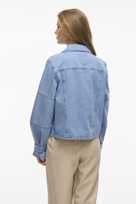 Vila vivikea denim trenchcoat jacket