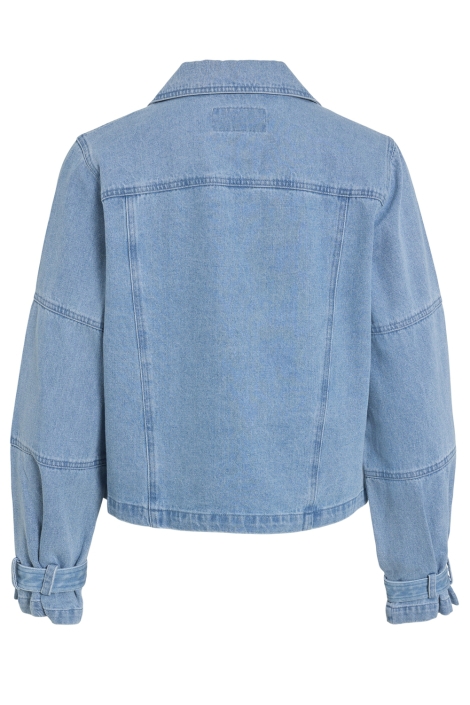 Vila vivikea denim trenchcoat jacket