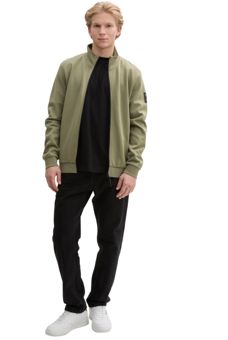 Tom Tailor stand up collar sweat jacket