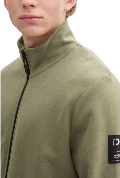 Tom Tailor stand up collar sweat jacket