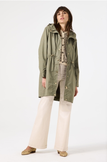 Garcia Jas TRENCHCOAT GJ500206 4011 Green Summer