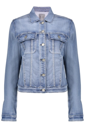 Geisha Jas JEANS JACKET 55002 10 MID BLUE DENIM