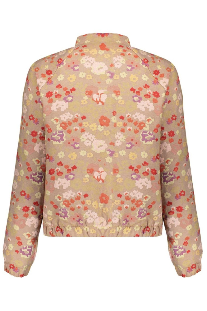 VEST MET BLOEMEN 55119 20 SAND/CORAL