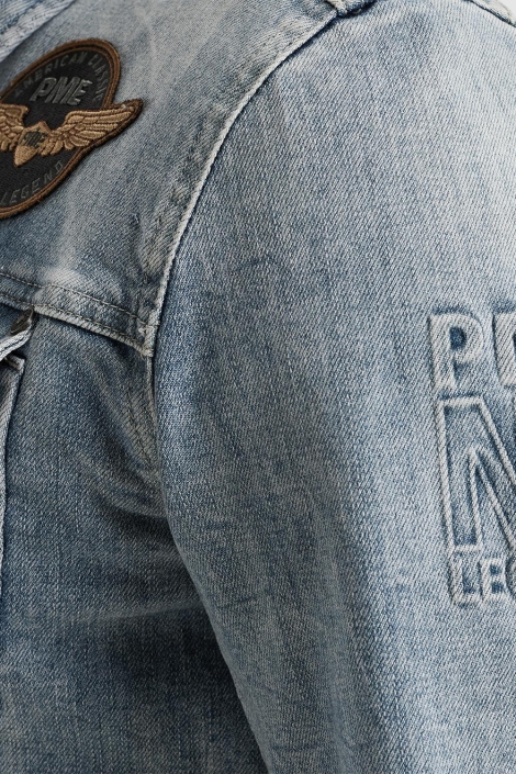 PME legend denim jacket summer blue tone