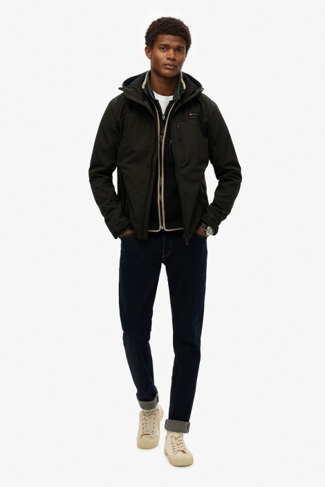 Superdry hooded soft shell trekker jkt