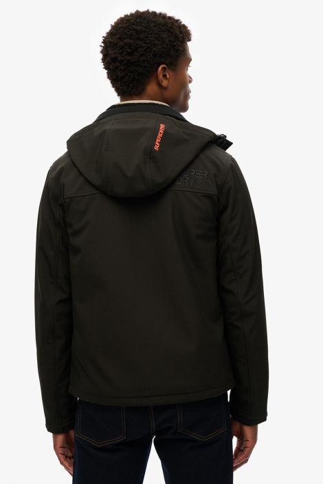 Superdry hooded soft shell trekker jkt