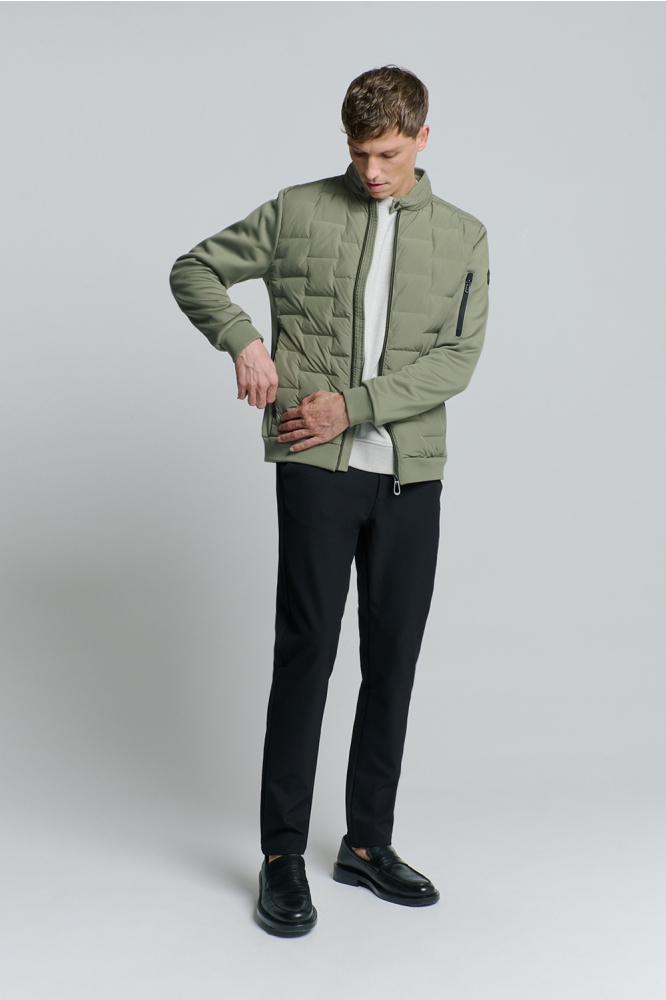 SHORT FIT JACKET 27630209 177 Light Army