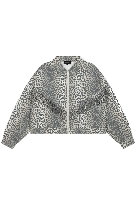 Refined Department ladies woven leopard jacket