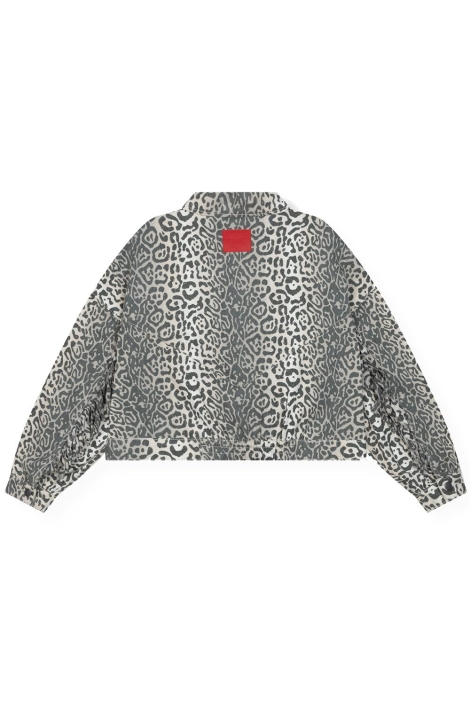 Refined Department ladies woven leopard jacket