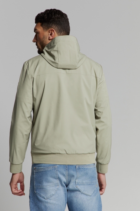 NO-EXCESS jacket short fit hooded