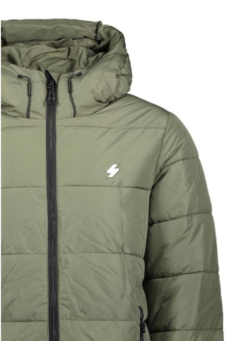 superdry puffer dusty olive