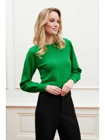 Lofty Manner Trui SWEATER ROMY PK104 2 450 Green