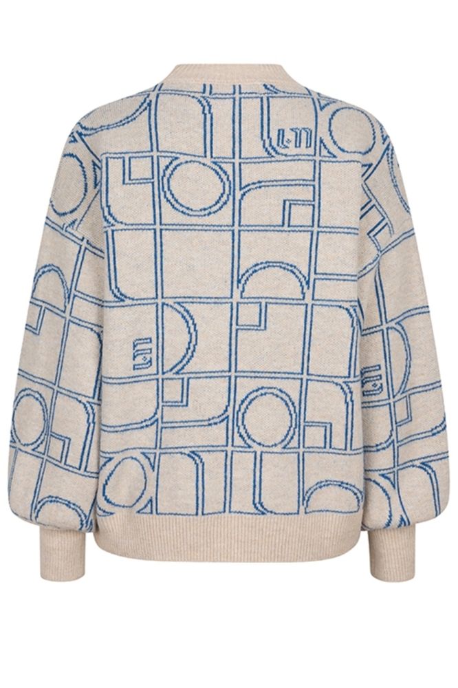 SWEATER ADORA PM08 802 Monogram KW Print