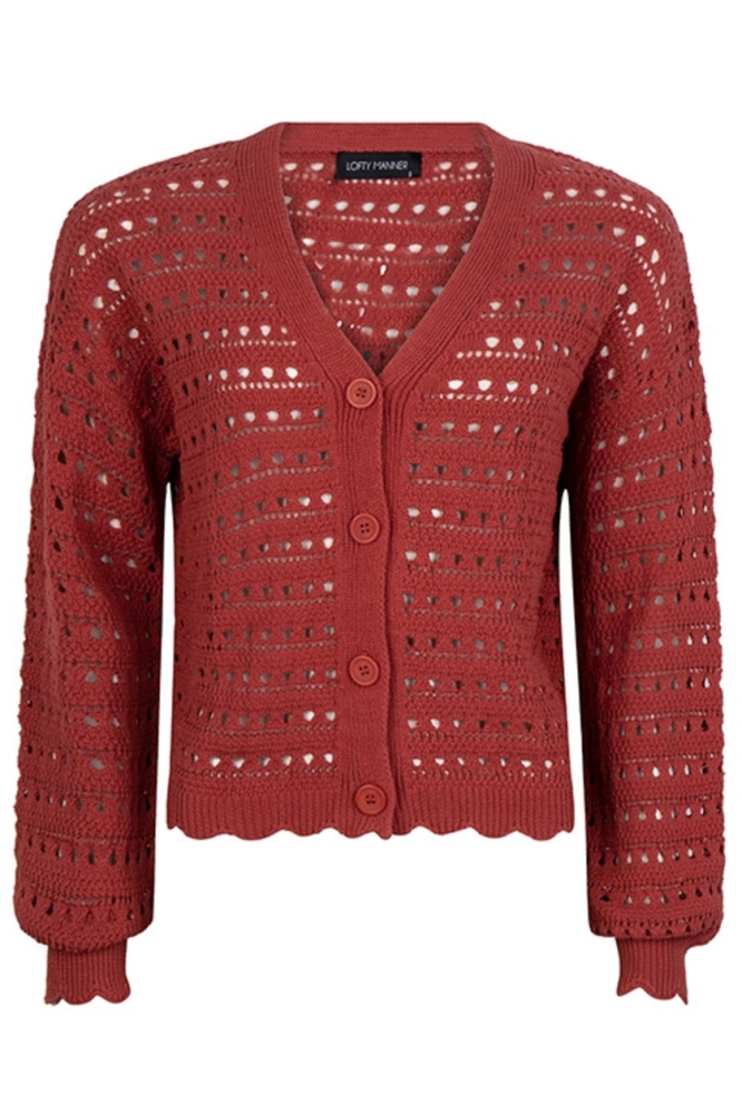 CARDIGAN LELA OB44 250 red