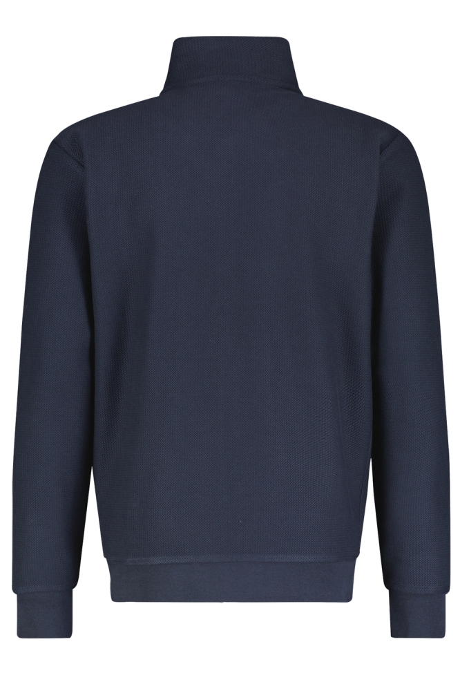 GESTRUCTUREERD SWEAT JACK 2484532 485 CLASSIC NAVY