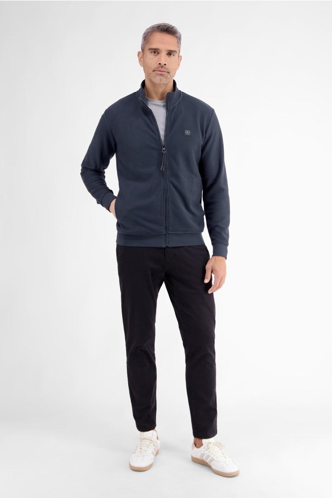 GESTRUCTUREERD SWEAT JACK 2484532 485 CLASSIC NAVY