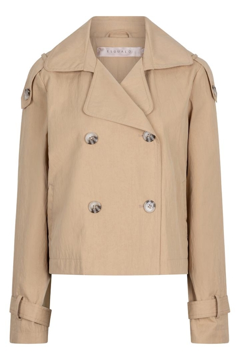 EsQualo coat short trenchcoat