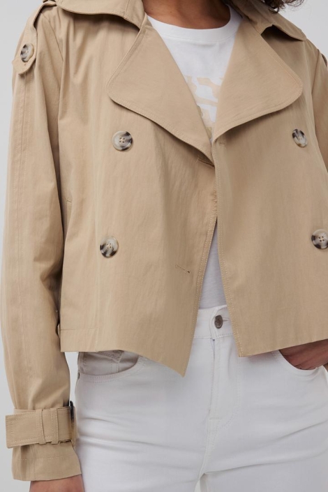 EsQualo coat short trenchcoat