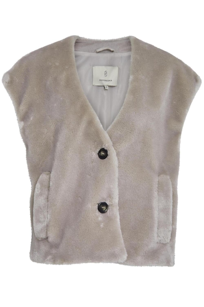 CARMINA TEDDY VEST PC8002 2206 FOG SAND