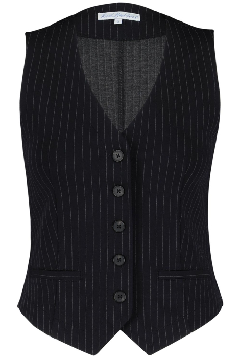 Red Button waistcoat punta pinstripe