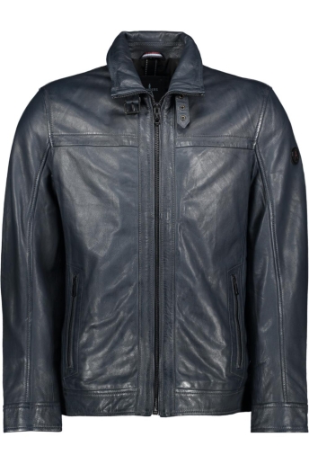 Donders Jas LEATHER JACKET 52556 799 Navy