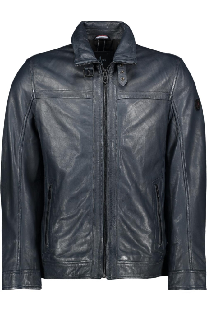 LEATHER JACKET 52556 799 Navy