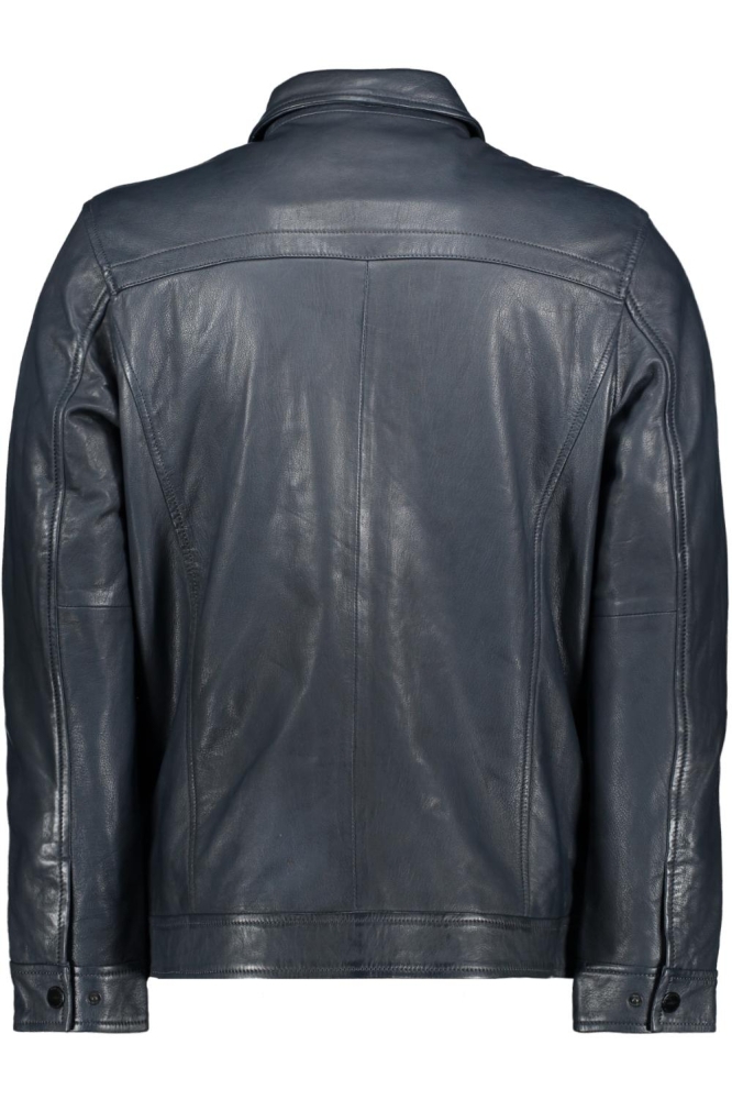 LEATHER JACKET 52556 799 Navy