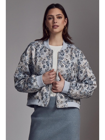 Peppercorn Jas ELISA BOMBER JACKET PC8132 520J ALLURE BLUE JACQUARD