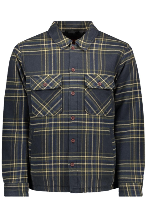 Superdry surplus check quilt overshirt