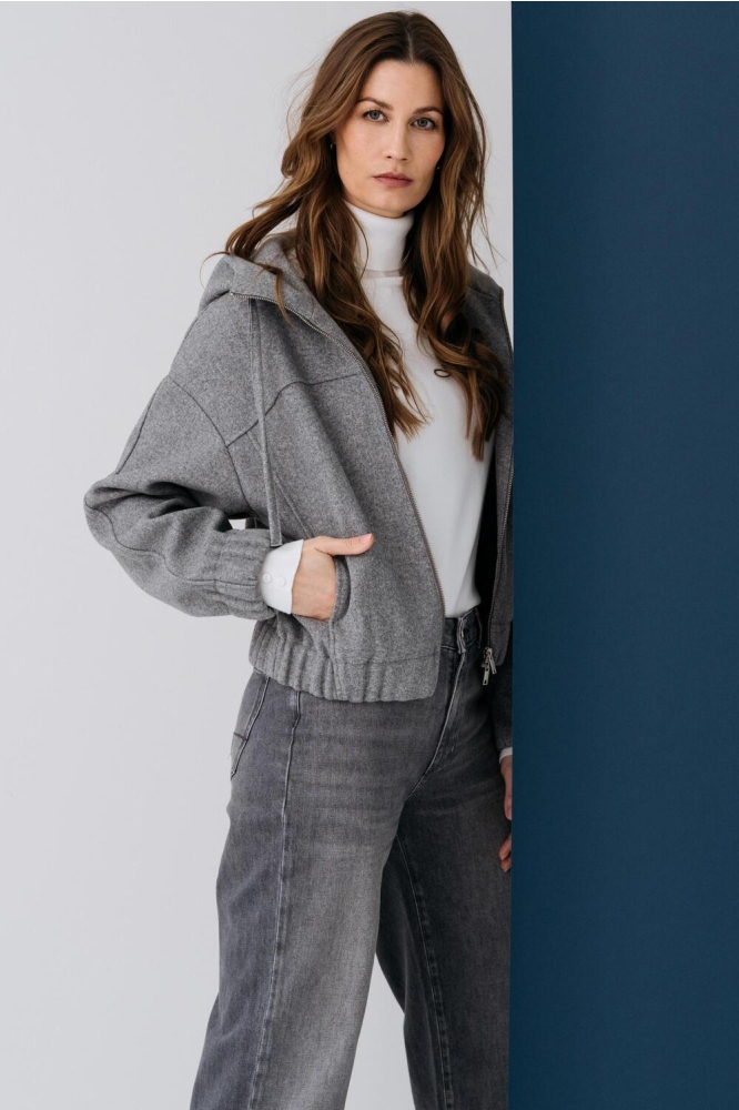 LIA BOMBER WI24 10 311 GREY