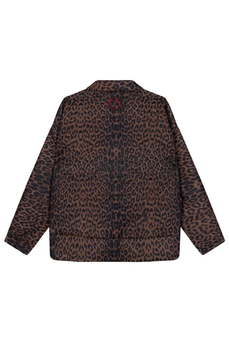 Refined Department padded leopard jacket riviera