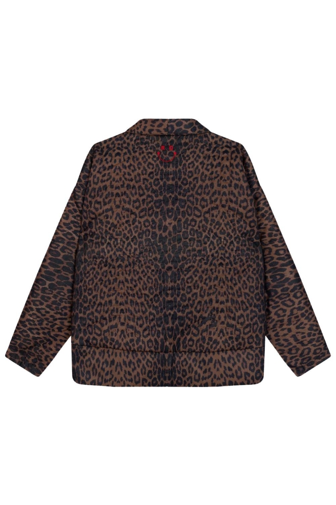 PADDED LEOPARD JACKET RIVIERA R2409477643 850 LEOPARD