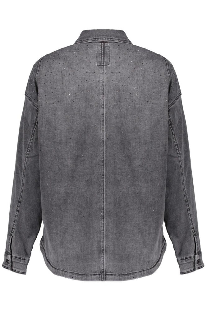 DENIM BLOUSE MET STRASS STEENTEJS 45800 10 805 grey denim