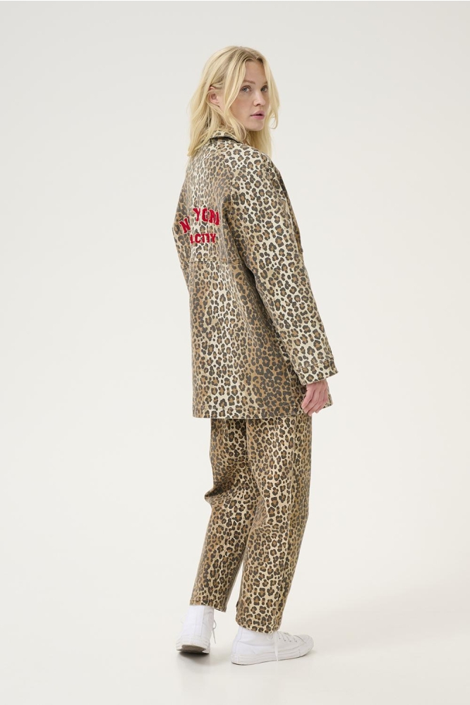 CUALIENA EMBROIDERY JACKET 50111657 107355 LEOPARD