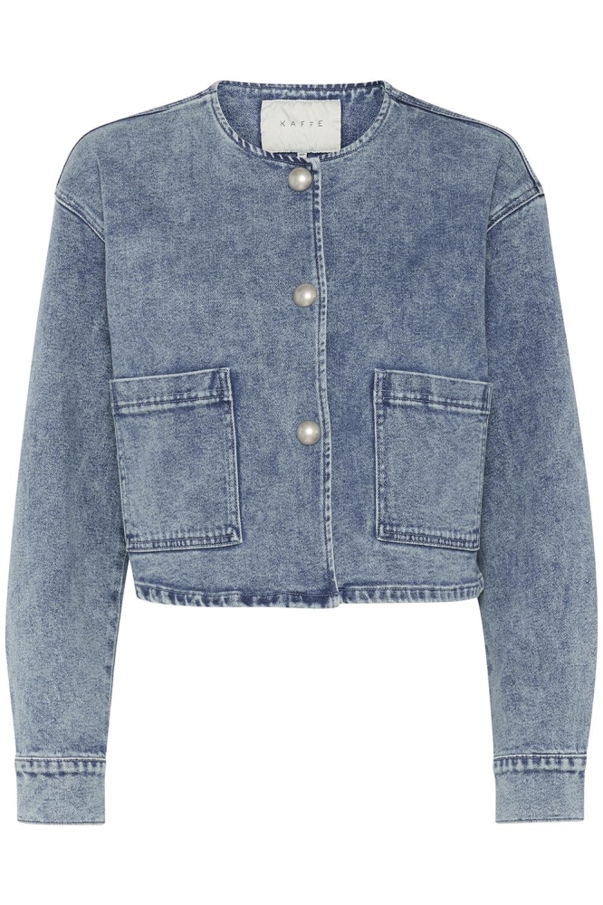 KADORIANA DENIM JACKET 10509620 107702 Washed blue denim