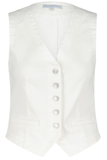 Red Button Vest WAISTCOAT SRB4551 38 OFF WHITE