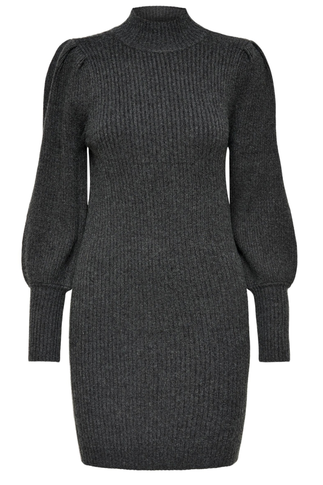 ONLKATIA L/S DRESS CC KNT 15232502 Dark Grey Melange