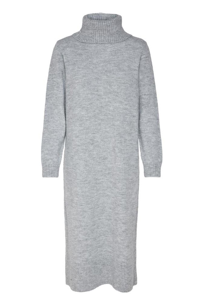 ONLBRANDIE L/S ROLL NECK DRESS KNT 15214595 LIGHT GREY MELANGE