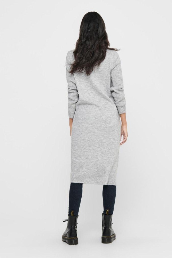 ONLBRANDIE L/S ROLL NECK DRESS KNT 15214595 LIGHT GREY MELANGE