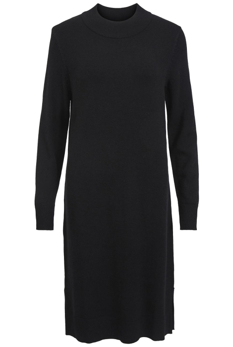 Vila viril crew neck l/s midi dress - no