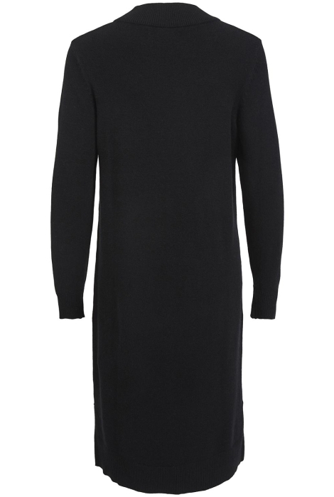 Vila viril crew neck l/s midi dress - no